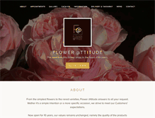 Tablet Screenshot of flowerattitude.be